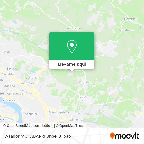 Mapa Asador MOTABARRI  Unbe