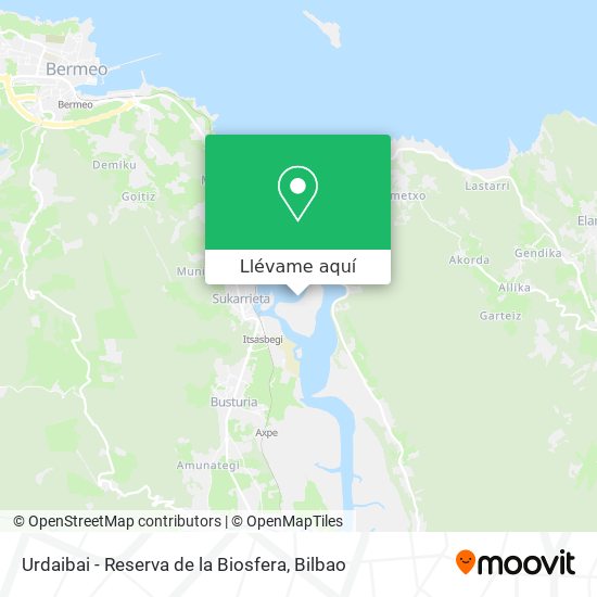 Mapa Urdaibai - Reserva de la Biosfera