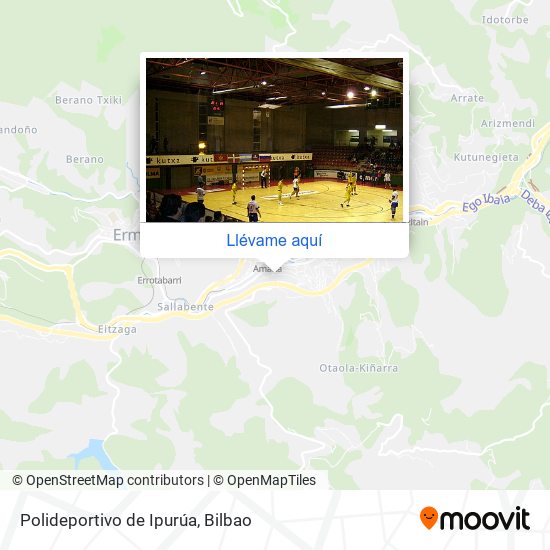 Mapa Polideportivo de Ipurúa