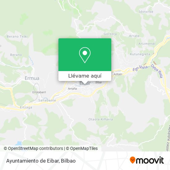 Mapa Ayuntamiento de Eibar
