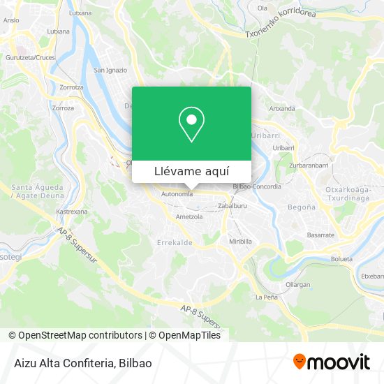 Mapa Aizu Alta Confiteria