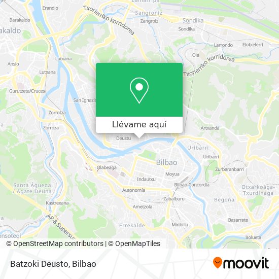 Mapa Batzoki Deusto