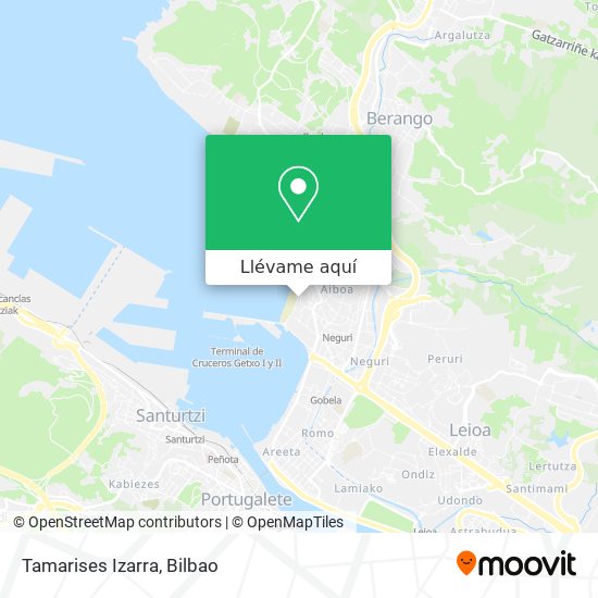 Mapa Tamarises Izarra