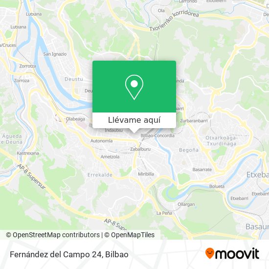 Mapa Fernández del Campo 24