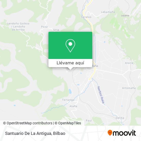 Mapa Santuario De La Antigua