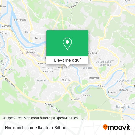 Mapa Harrobia Lanbide Ikastola