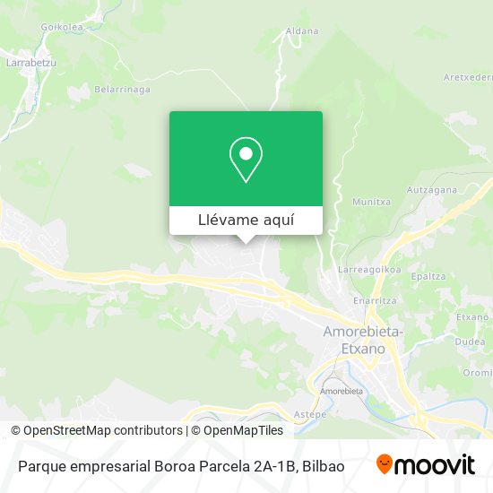 Mapa Parque empresarial Boroa Parcela 2A-1B