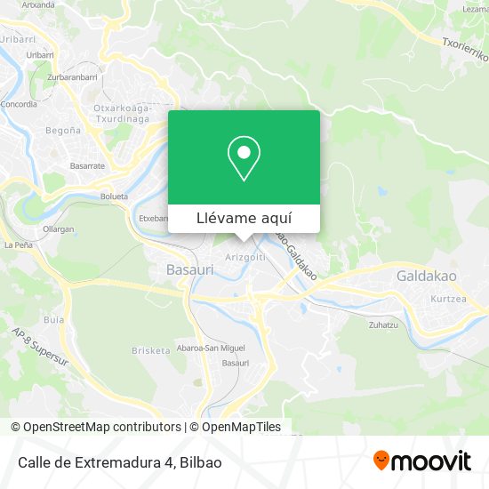 Mapa Calle de Extremadura 4