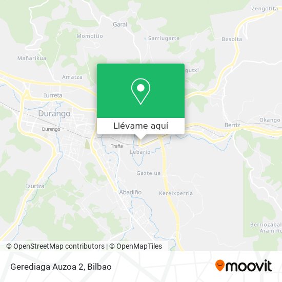 Mapa Gerediaga Auzoa 2