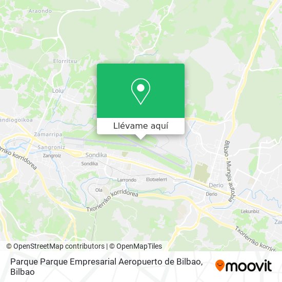 Mapa Parque Parque Empresarial Aeropuerto de Bilbao