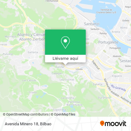 Mapa Avenida Minero 18