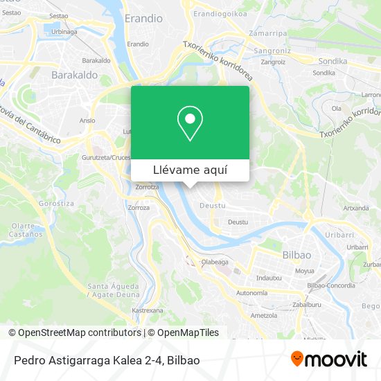 Mapa Pedro Astigarraga Kalea 2-4