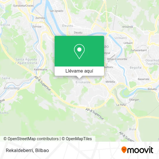 Mapa Rekaldeberri