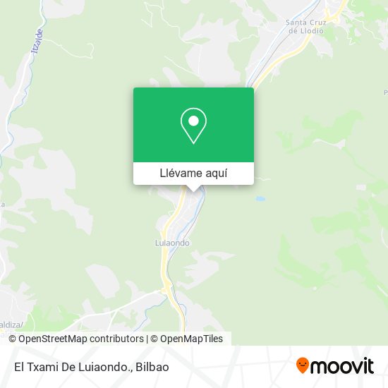 Mapa El Txami De Luiaondo.