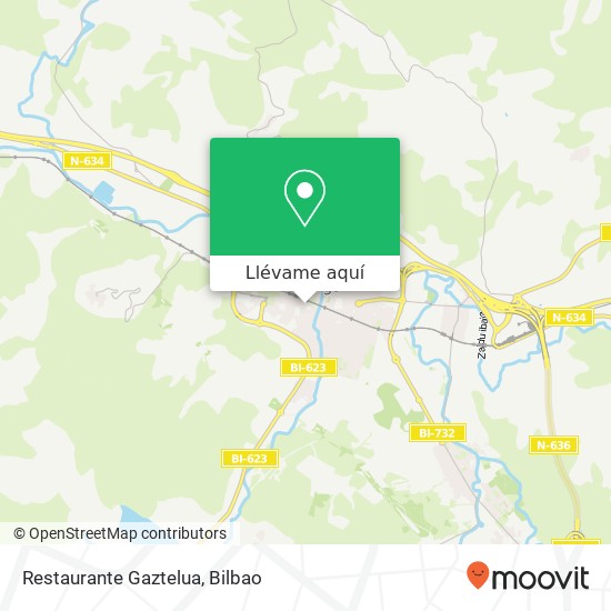 Mapa Restaurante Gaztelua, Herriko Gudarien kalea, 1 48200 Durango