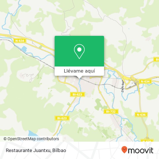 Mapa Restaurante Juantxu, Calle San Agustinalde, 4 48200 Durango