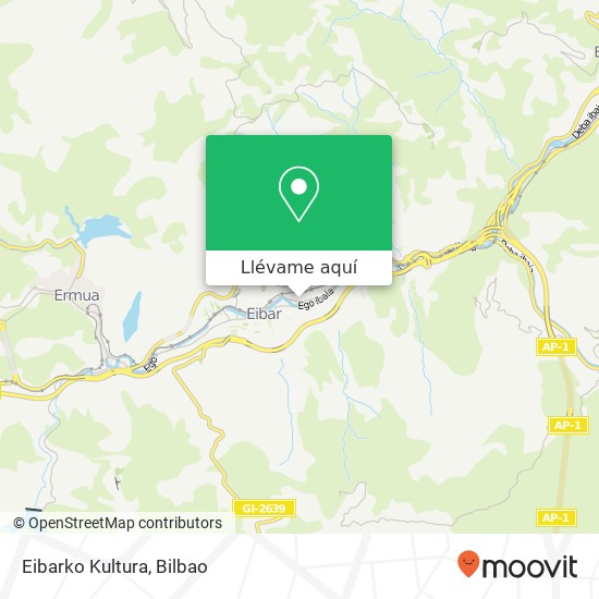 Mapa Eibarko Kultura