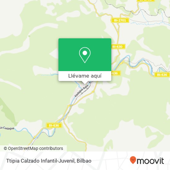 Mapa Ttipia Calzado Infantil-Juvenil, Calle Pío Bermejillo, 40 48800 Balmaseda