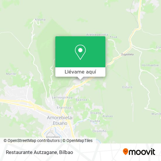 Mapa Restaurante Autzagane