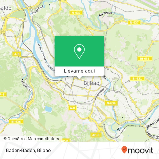 Mapa Baden-Badén, Gran Vía Don Diego López de Haro, 75 48011 Bilbao