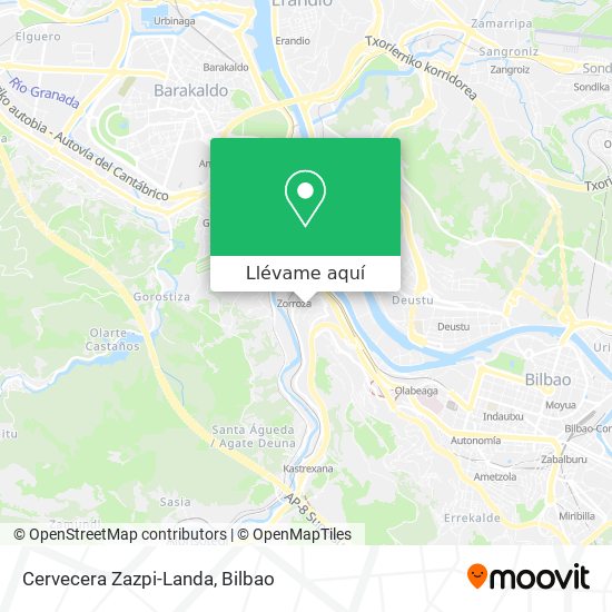 Mapa Cervecera Zazpi-Landa