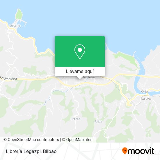 Mapa Librería Legazpi