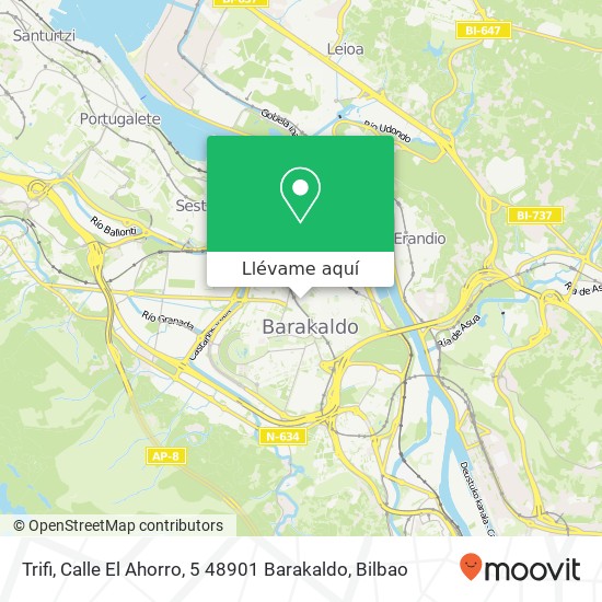 Mapa Trifi, Calle El Ahorro, 5 48901 Barakaldo