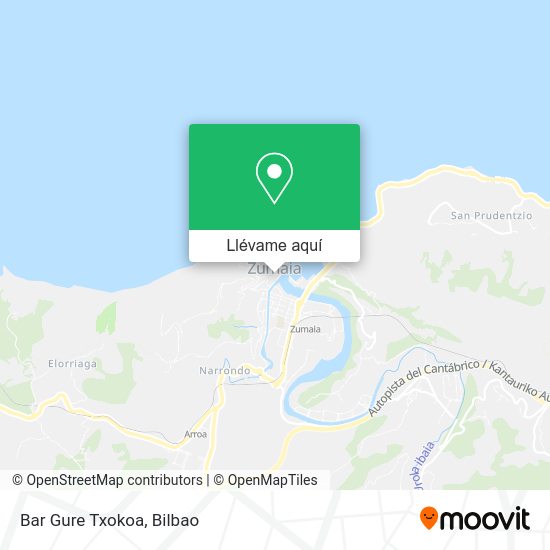 Mapa Bar Gure Txokoa