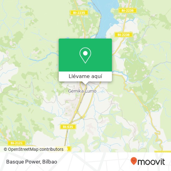 Mapa Basque Power, Calle Don Tello, 32 48300 Gernika-Lumo