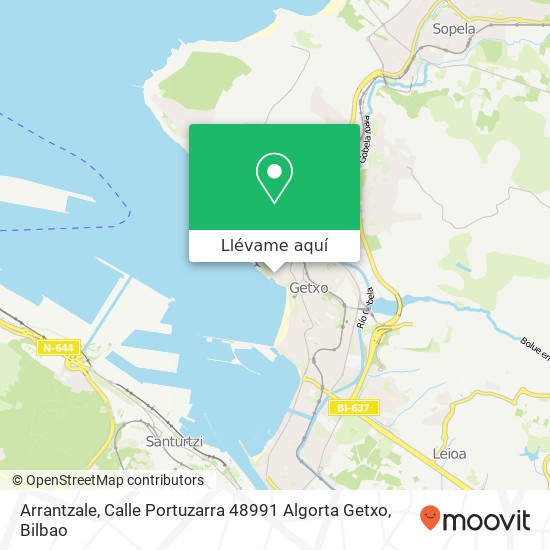 Mapa Arrantzale, Calle Portuzarra 48991 Algorta Getxo