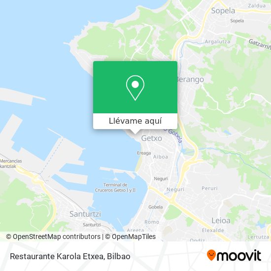 Mapa Restaurante Karola Etxea