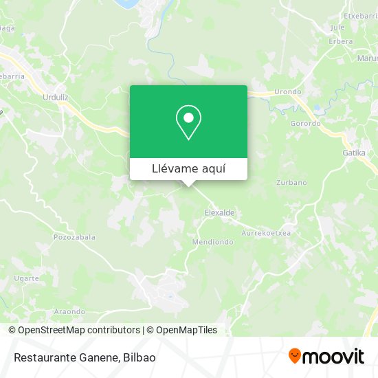 Mapa Restaurante Ganene