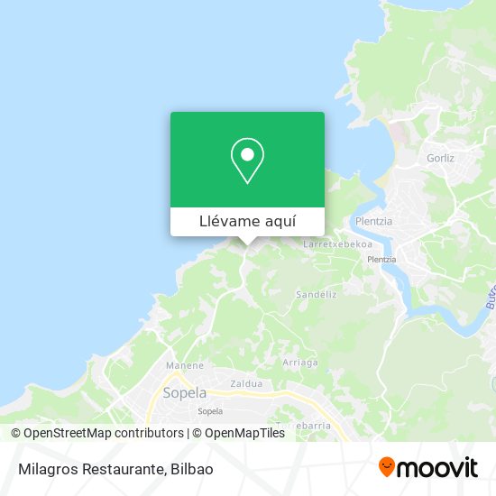 Mapa Milagros Restaurante