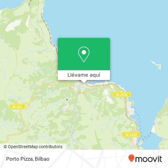 Mapa Porto Pizza, Askatasun bidea, 11 48370 Bermeo