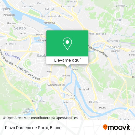 Mapa Plaza Darsena de Portu