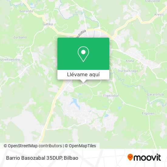 Mapa Barrio Basozabal 35DUP