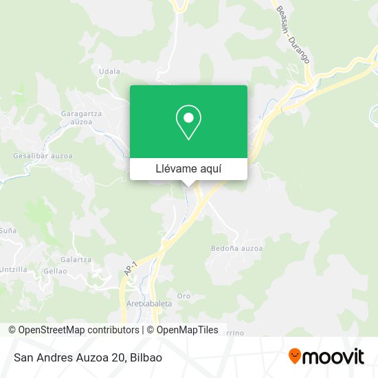Mapa San Andres Auzoa 20