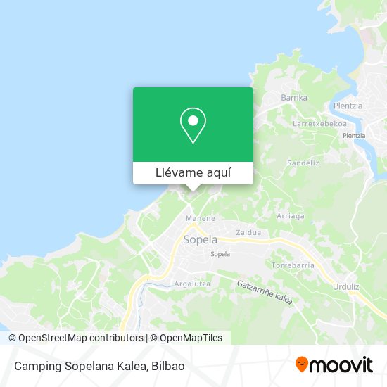 Mapa Camping Sopelana Kalea