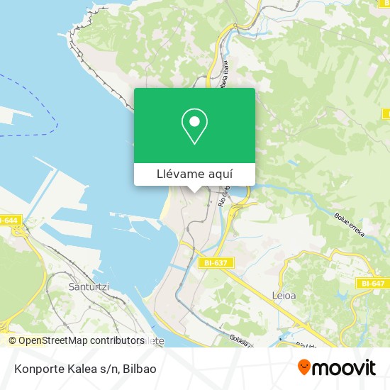 Mapa Konporte Kalea s/n