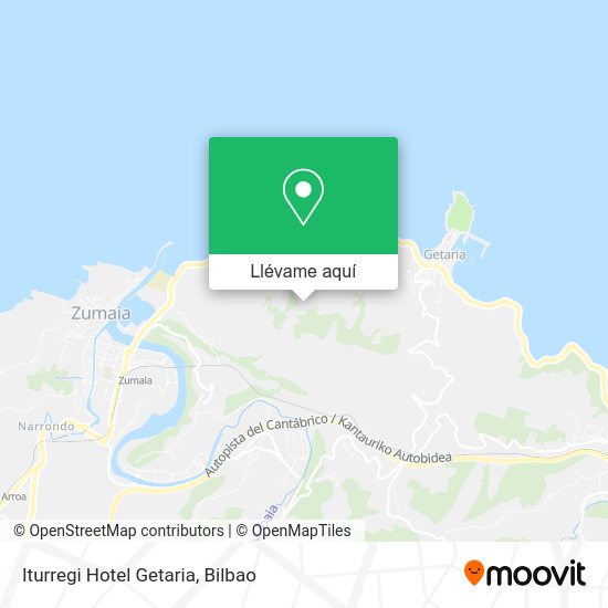Mapa Iturregi Hotel Getaria