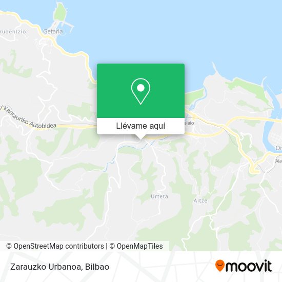 Mapa Zarauzko Urbanoa