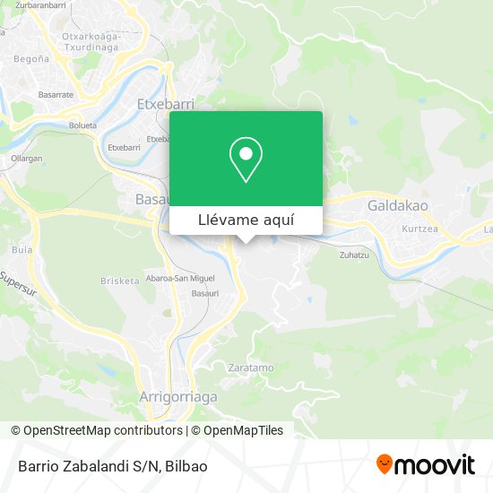 Mapa Barrio Zabalandi S/N