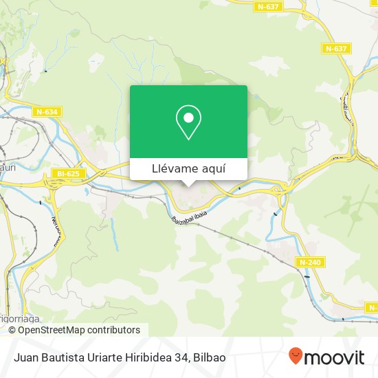 Mapa Juan Bautista Uriarte Hiribidea 34