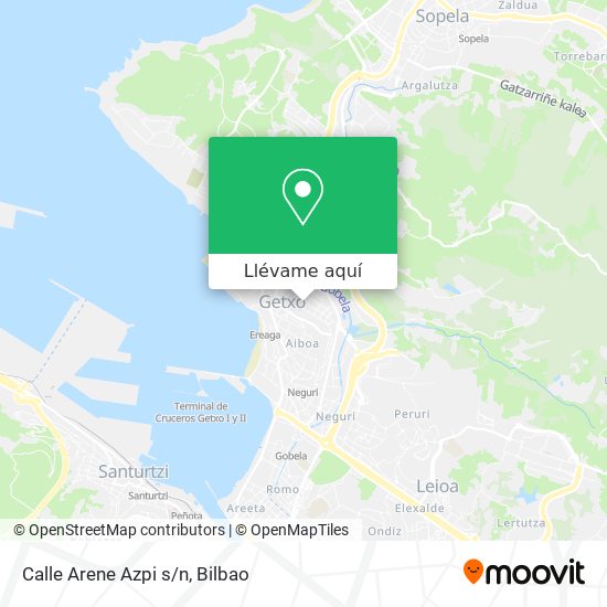 Mapa Calle Arene Azpi s/n