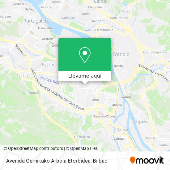 Mapa Avenida Gernikako Arbola Etorbidea