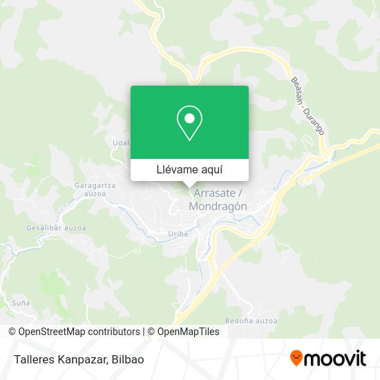 Mapa Talleres Kanpazar