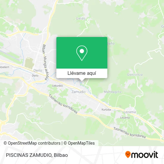 Mapa PISCINAS ZAMUDIO