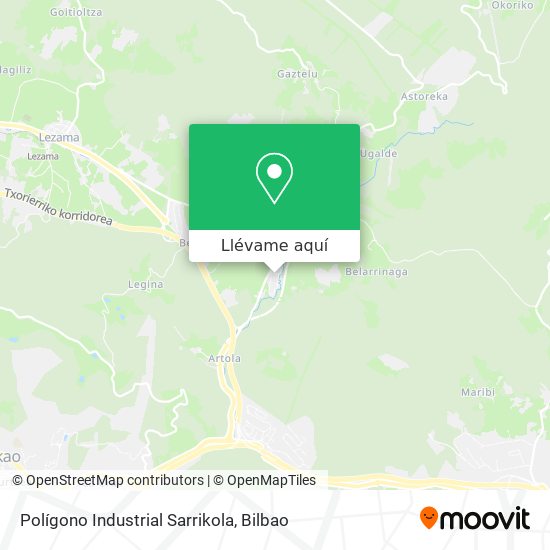 Mapa Polígono Industrial Sarrikola