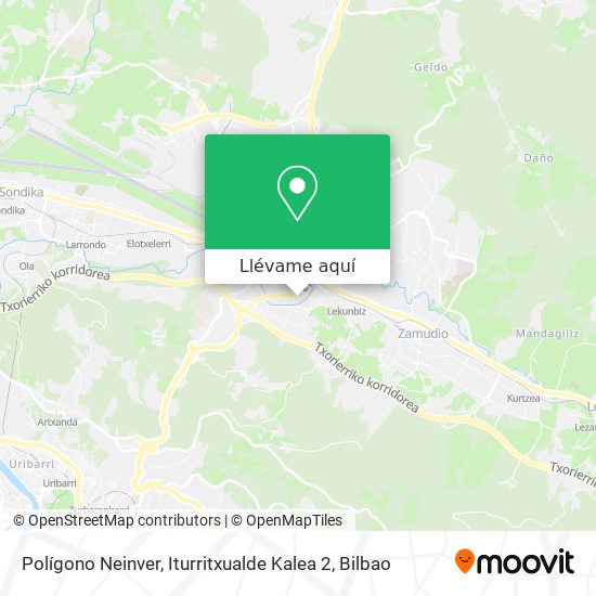 Mapa Polígono Neinver, Iturritxualde Kalea 2