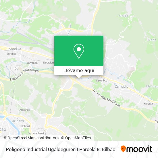 Mapa Polígono Industrial Ugaldeguren I Parcela 8